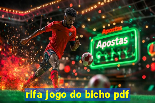 rifa jogo do bicho pdf